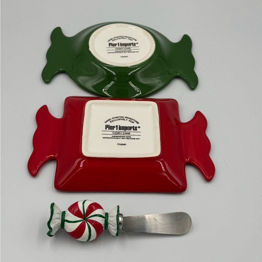Pier 1 Holiday Serving 3pc Set Ceramic - Picture 4 of 5